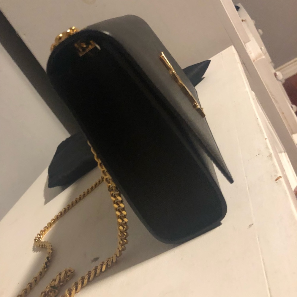 YSL monogram Kate medium black and gold - Picture 3 of 8